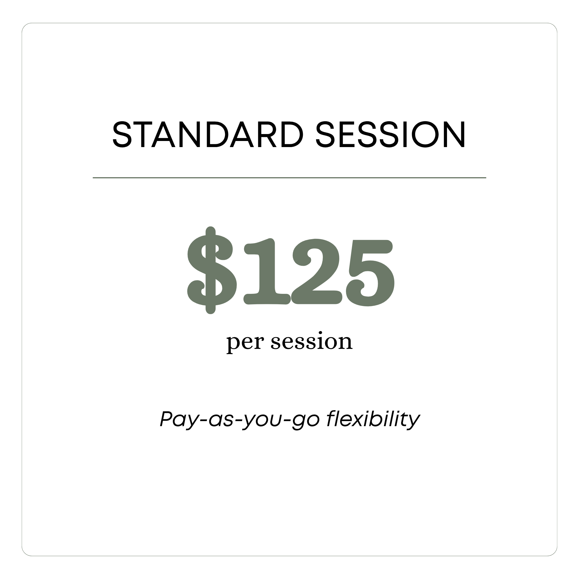 125 per session