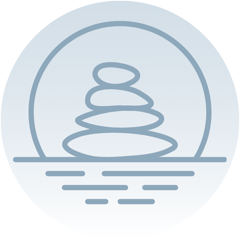 Reduced Stress Zen Icon